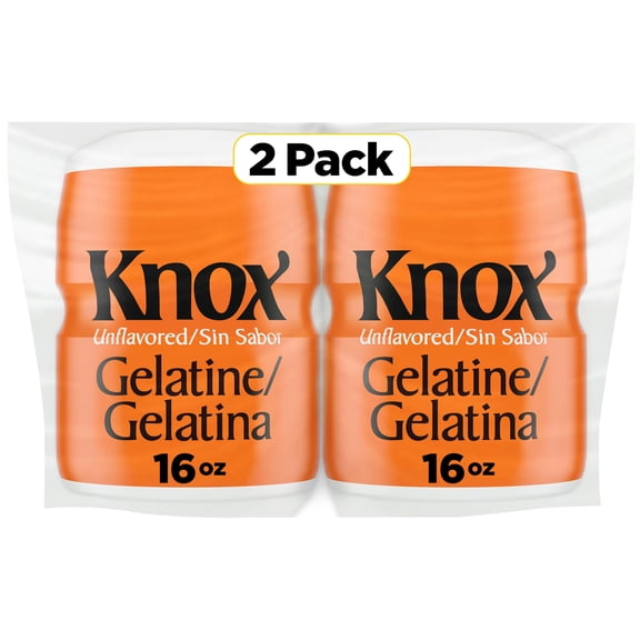 Knox Unflavored Gelatin Duel Pack (2 ct Pack, 16 oz Canisters)