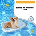 thumbnail image 4 of Summer Cool Mat Sleeping Pad Water Absorption Top Bottom Materials Safe Easy Carry Keep Cool For Pet Kids And Adults. Pet Supplies, 4 of 9