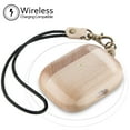 thumbnail image 4 of Compatible with AirPods Pro，Natural Wood Case - Cover Case Protector Made of Unique Wood Accessories, 4 of 5