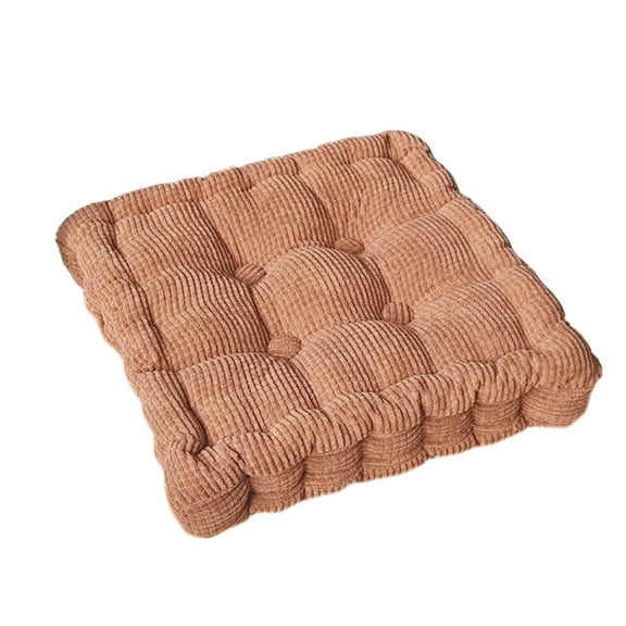 OAVQHLG3B Meditation Floor Pillow Large Square and Round Floor Cushions for Adults Corduroy Floor Seat Pillows Cushion for Living Room Balcony Tatami Yoga,14x14 Inch