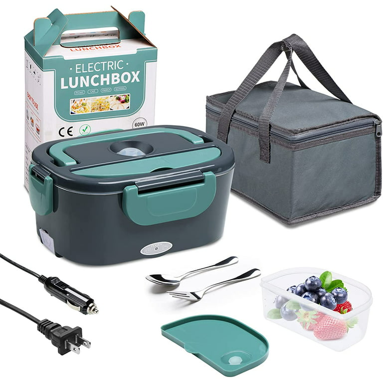 Portable Electric Heating Lunch Box Wireless Rechargeable Water-free Lunch  Box