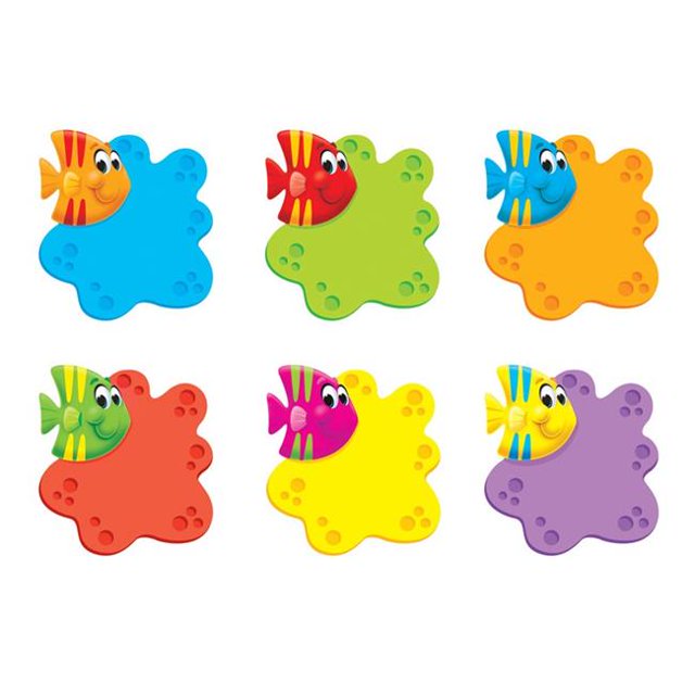 Trend Entreprises T-10887BN Mer Copains École Poisson Mini Accents Variété Pack - Pack de 6