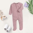 thumbnail image 3 of XYIJANI Cloud Island Baby Clothes Baby Boys Girls Jumpsuit Solid Color Long Sleeved Hooded Jumpsuit Birthday Party Indoor and Outdoor Boy Clothes 12-18 Months (Pink,12), 3 of 6