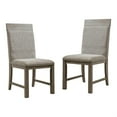 thumbnail image 6 of Furniture of America Telli 5-Piece Wood Dining Table Set in Gray and Stone Gray, 6 of 20