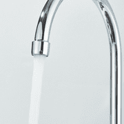Zovajonia Chrome Two Handle Kitchen Faucet, High Arc 360° Swivel Spout Sink Faucet, Modern Commercial 3 Hole Kitchen Faucet, Plastic Body