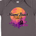 thumbnail image 4 of Inktastic Miami Beach Florida Vacation Sunset Girls Baby Bodysuit, 4 of 5