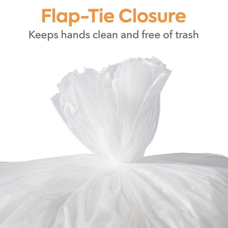 50-60 Gallon Garbage Bags: Clear, 1.4 mil, 36x55, 100 Bags.