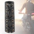 thumbnail image 4 of Handle Grips Cover Handlebar Cover Cow Leather Handlebar Cover Motorcycle Accessory 2pcs 7/8in 22mm Handlebar Cover Retro Cowhide Hand Grip Skin Universal Motorcycle AccessoryBlack, 4 of 8