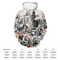 thumbnail image 7 of LAOLIUSN Men’s Graffiti Hoodie All-Over Print 3D Abstract Streetwear Graphic Pullover Sweatshirt, Stretch Fabric, S–4XL, 7 of 7