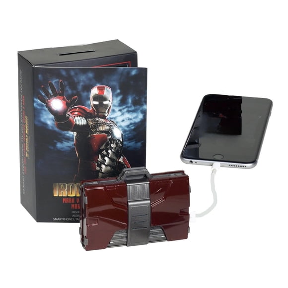Cargador de batería móvil eFX Iron Man Mark V Armor Maleta