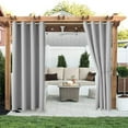 thumbnail image 2 of Winty Rod Pocket Curtain Panel,Blackout Curtain Panel,Waterproof Outdoor Pavilion Terrace Curtain Thermal Insulation Shading Curtain, 2 of 6
