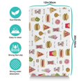 thumbnail image 3 of Cute Ice Cream Pattern Dog Feeding Mat - Non-Slip Absorbent Pet Food Mat with Kawaii Dessert Design, Waterproof Multi-Layer for Messy Eaters (Pink, Retro Style), 3 of 3