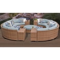 thumbnail image 3 of TK Classics LAGUNA-11b-GREY 252 ft. Laguna 11 Piece Outdoor Wicker Patio Furniture Set, Grey, 3 of 3