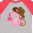 thumbnail image 4 of Inktastic 2nd Birthday 2 Year Old Cowgirl Hat Girls Toddler T-Shirt, 4 of 5