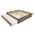 thumbnail image 2 of Prepac Select 4 Post Wooden King Platform Bed with 4 Drawers, 83" x 79" x 16", Drifted Gray, 2 of 8