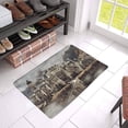 thumbnail image 3 of MKHERT 3D Funny Fantasy Stone Caste with Bridge in The Mountains Doormat Rug Home Decor Floor Mat Bath Mat 23.6x15.7 inch, 3 of 3