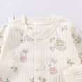thumbnail image 5 of CAUYDY Clothes for Baby Boys Newborn Sleepers 3 6 9 12 18 24 Months Preemie Long Sleeve Bodysuit Fall Winter Infant Boy Cute Romper Toddler Pajamas Beige for Sizes 0-3 Months, 5 of 7