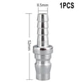 thumbnail image 1 of Air Compressor Pneumatic Connector PH PP SH SM Silver Socket Connector Coupler Plug Iron Galvanized PM Pneumatic, 1 of 3