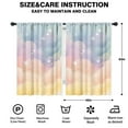 thumbnail image 2 of Blackout Kids Curtains,Soft Cloud Starry Scene Childrens Insulated Curtains Set Of 2,Bedroom Essentials,Toddler Room Decor 42"x63", 2 of 5