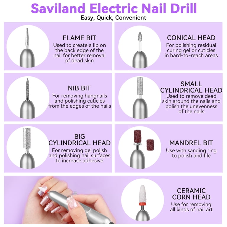 Saviland Professional Acrylic Nail Kit with UV Lamp photo 5