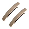 thumbnail image 2 of 2 PCS Small Rectangle Hair Barrettes For Women Non Slips Snap Clips For Thin Fine Hair, 2 of 8