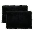 thumbnail image 6 of Memory Foam Fun Pillow Huggy Collection with Snuggle Cover, Standard/Queen, Black, 2 Pack, 6 of 14