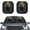 Bear, variant on Jiueut Tiger Clouds Ink Print Windshield Sun Shade 2-Piece Foldable Blocks Sun Heat and UV Rays Car Sunshade Protect Your Vehicle Interior for Universal Cars SUV Truck RV