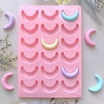 thumbnail image 4 of Silicone Ice Cube Mold Moon Shape Tray for Freezer Chocolate Candy Making DIY Resin Crafts Flexible Non Stick Reusable for Cocktails Drinks Party Home Kitchen Baking Accessories, 4 of 7