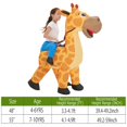 thumbnail image 3 of Disfraz inflable One Casa Ride On Giraffe para niños de 7 a 10 años, 3 of 6