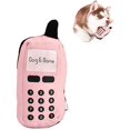 thumbnail image 1 of Squeaky Plush Mobile Phone Toy Dog Chewing Funny Mobile Phone Shape Interactive Dog Toy(Pink), 1 of 5
