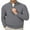 Dark Gray, variant on Iceglad Mens Quarter-Zip Sweater Textured-Knit Mock Neck Pullover Business Casual Slim Fit Knit Texture Sweater