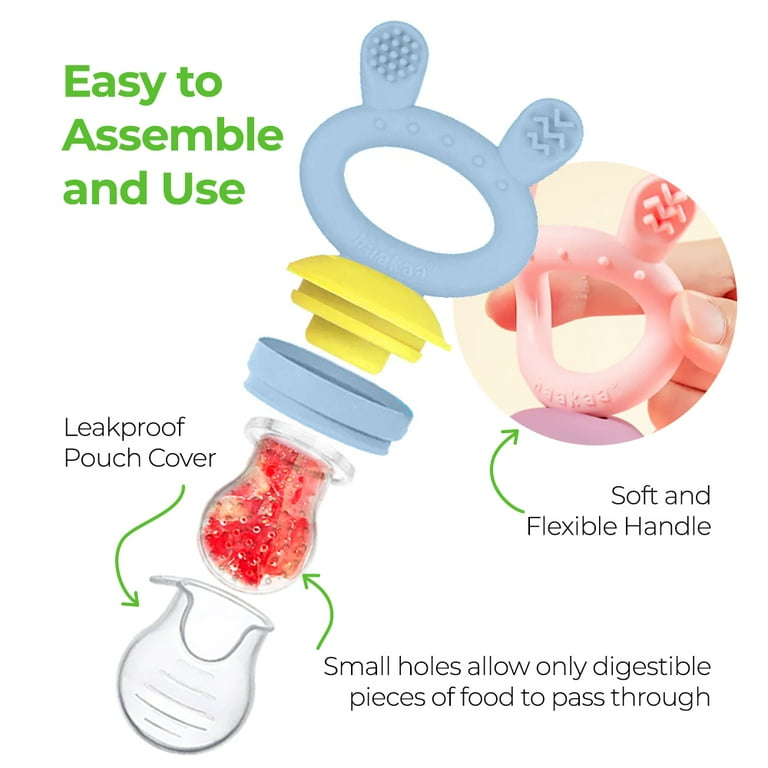 Haakaa Fresh Food Teething Feeder & Cover Set Haakaa Fresh Food Teething Feeder & Cover Set