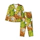 thumbnail image 1 of Balery Tropical Summer Fruit Conjunto de Pijama con Estampado para Mujer, Conjunto de Dos Piezas con Manga Larga, Ropa de Dormir Suave con Bolsillos, Pijamas Cómodos-XX-Large, 1 of 7