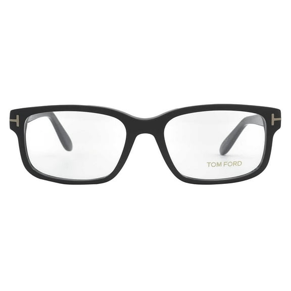 Tom Ford FT5313 002 Matte Black Clear Lens Plastic 55 mm Men's Eyeglasses
