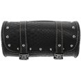 thumbnail image 3 of Motorcycle Pannier Black Leather Motorcycle Accessory 21.00X10.50X10.50CM Splashproof Storage 1Pcs, 3 of 5