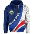 thumbnail image 3 of Sudadera con capucha y cremallera con la bandera del país de moda de primavera y otoño, nueva y popular sudadera con capucha con estampado 3D del emblema nacional de Costa Rica, abrigo para niños, 3 of 5
