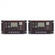 thumbnail image 1 of 2X Controlador de Carga Solar 100A Controlador de Panel Solar 12V 24V Pantalla LCD Regulador de BateríA de Panel Solar con Puerto USB, 1 of 7