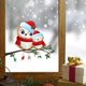 thumbnail image 1 of Pegatinas de pared de dibujos animados de Feliz Navidad, ciervo, copo de nieve, decoración del hogar, tienda, ventana, decoración de vidrio, Mural de Festival, calcomanías artísticas de pared, nuevo, 1 of 3