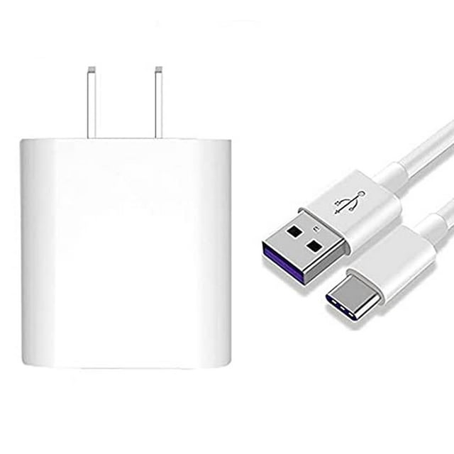Adaptador de corriente para Huawei Supercharge 4.5V 5A, cargador rápido con cable USB tipo C, superc