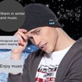 thumbnail image 4 of Morttic Unisex Knitted Wireless Smart Bluetooth 5.0 Beanie Hat Musical Knit Headset Cap with Headphone Speaker Mic for Outdoor Sport (Light Grey), 4 of 7