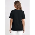 thumbnail image 2 of Woman Within Plus Size Lattice Neck Tee, 2 of 5