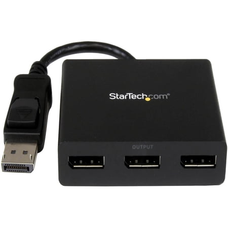 UPC: 0065030851886 | StarTech.com MSTDP123DP DisplayPort to DisplayPort Multi Monitor Splitter – 3-Port MST Hub – DP 1.2 to 3x DP MST Hub