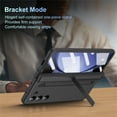 thumbnail image 4 of ELEHOLD Rugged Stand Case for Samsung Galaxy Z Fold 5,with Built-in Front Screen Protector Pen Slot+Stylus Pen Hidden Kickstand Bracket Full Body Shockproof Non-Slip Samsung Z Fold 5 Cover,Black, 4 of 7