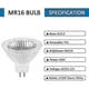 thumbnail image 5 of GU5.3 Halogen Bulb 50W 12V 6-Pack for Dimmable Lighting, 5 of 5
