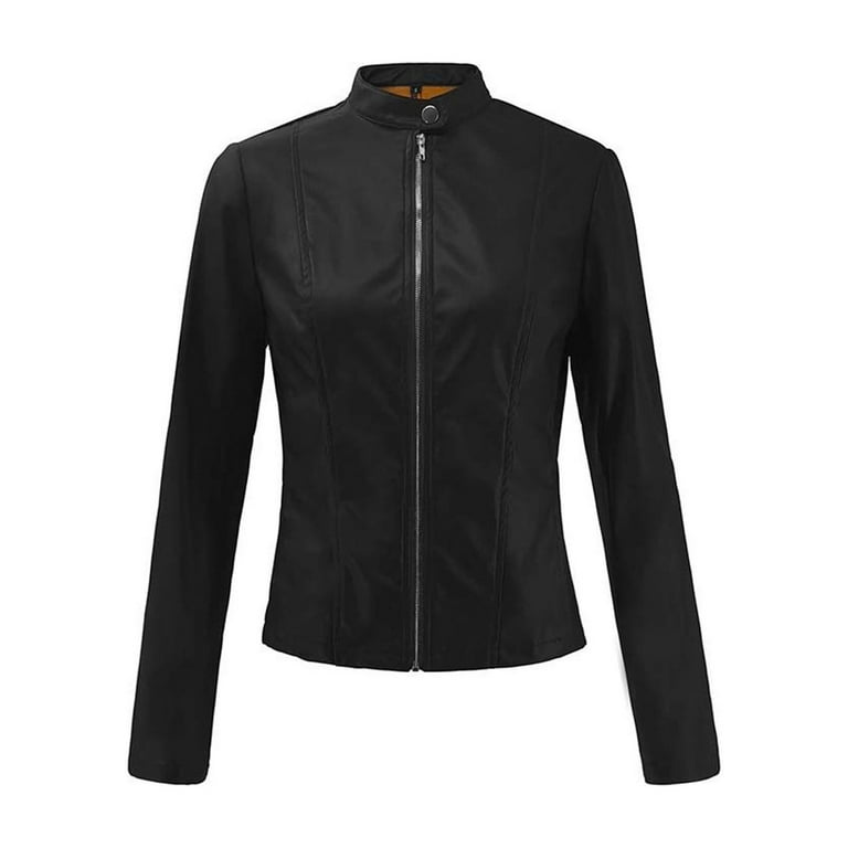 Spring Savings Clearance Lindreshi Leather Jackets for Women