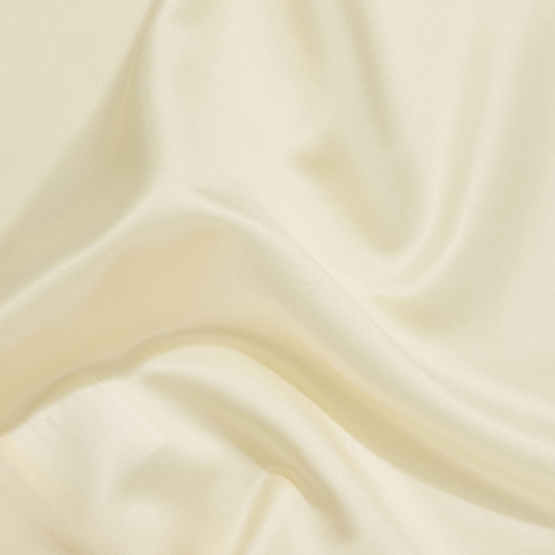 Unique Bargains Silky Satin Pillow Cases Covers Set of 2 Cream Queen