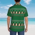 thumbnail image 4 of Yiaed Christmas Corgis Print Hawaiian Shirt for Men Short Sleeve Button Down Shirts Beach Shirts for Men,XX-Large, 4 of 7