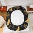thumbnail image 5 of Feelyou Tribal Wolf Adult Twin Sheet Sets, Bohemian Western Aztec Bedding, 3-Piece, 5 of 7