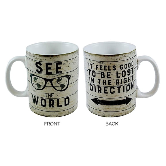 SEE THE WORLD - Primitives by Kathy 20 oz Coffee Mug