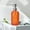 Orange, variant on Glass Foam Soap Dispenser Refillable, Foaming Hand Soap Pump Bottle for Bathroom and Kitchen, Leak-Proof Design for Hand Wash & Body Wash, Elegant Decor